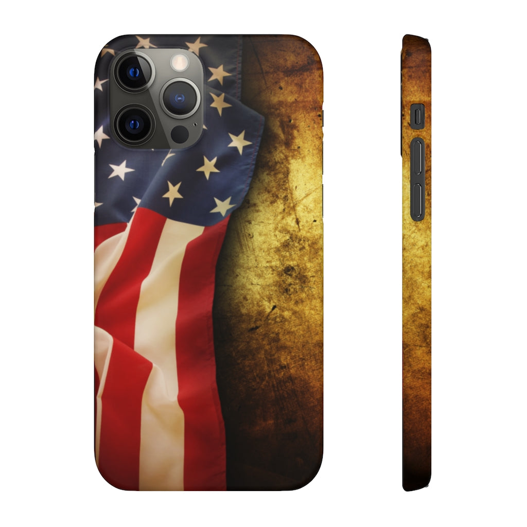 Close up of American flag Samsung/iPhone (Slim) Phone Case