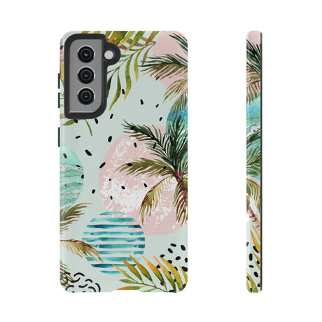 Summer Watercolor Android Case (Protective) Samsung Galaxy S21 Glossy Phone Case