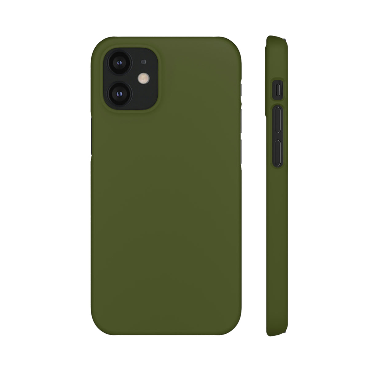 Army Green iPhone Case (Slim) iPhone 12 Mini Matte Phone Case