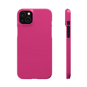 Fuchsia Purple iPhone Case (Slim) iPhone 14 Plus Glossy Phone Case