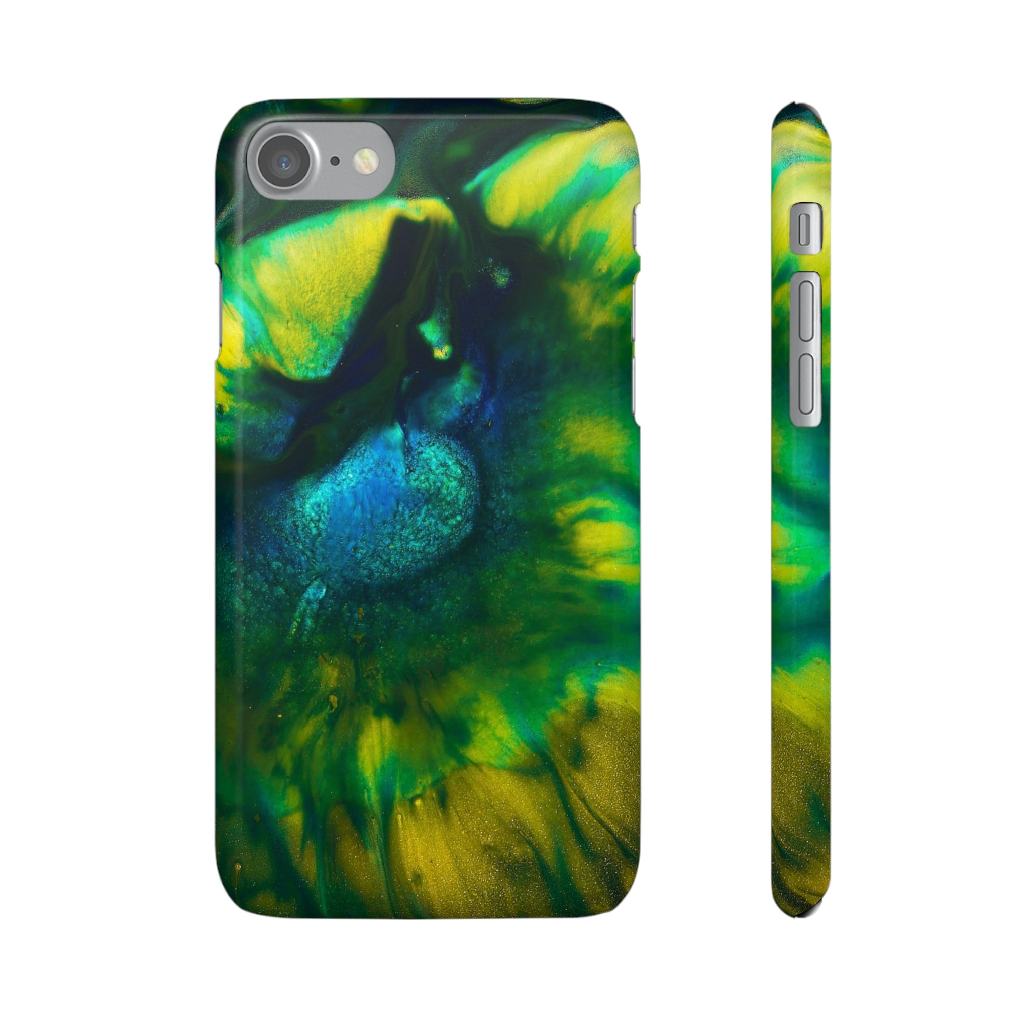 Dragon Eye Ink Art iPhone Case (Slim) iPhone 7 Glossy Phone Case