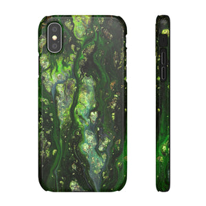 Smaragd Jewel Ink Art iPhone Case (Slim) iPhone XS Glossy Phone Case