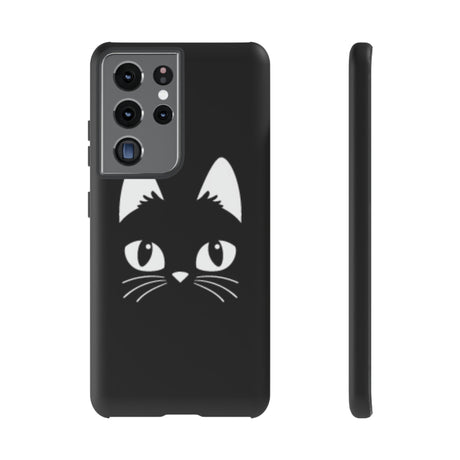 Cartoon Cat Icon Android Case (Protective) Samsung Galaxy S21 Ultra Matte Phone Case