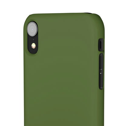 Dark Olive Green iPhone Case (Slim) Phone Case