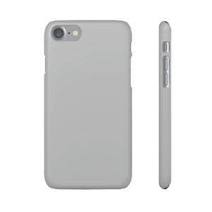 Gray iPhone Case (Slim) iPhone 7 Glossy Phone Case