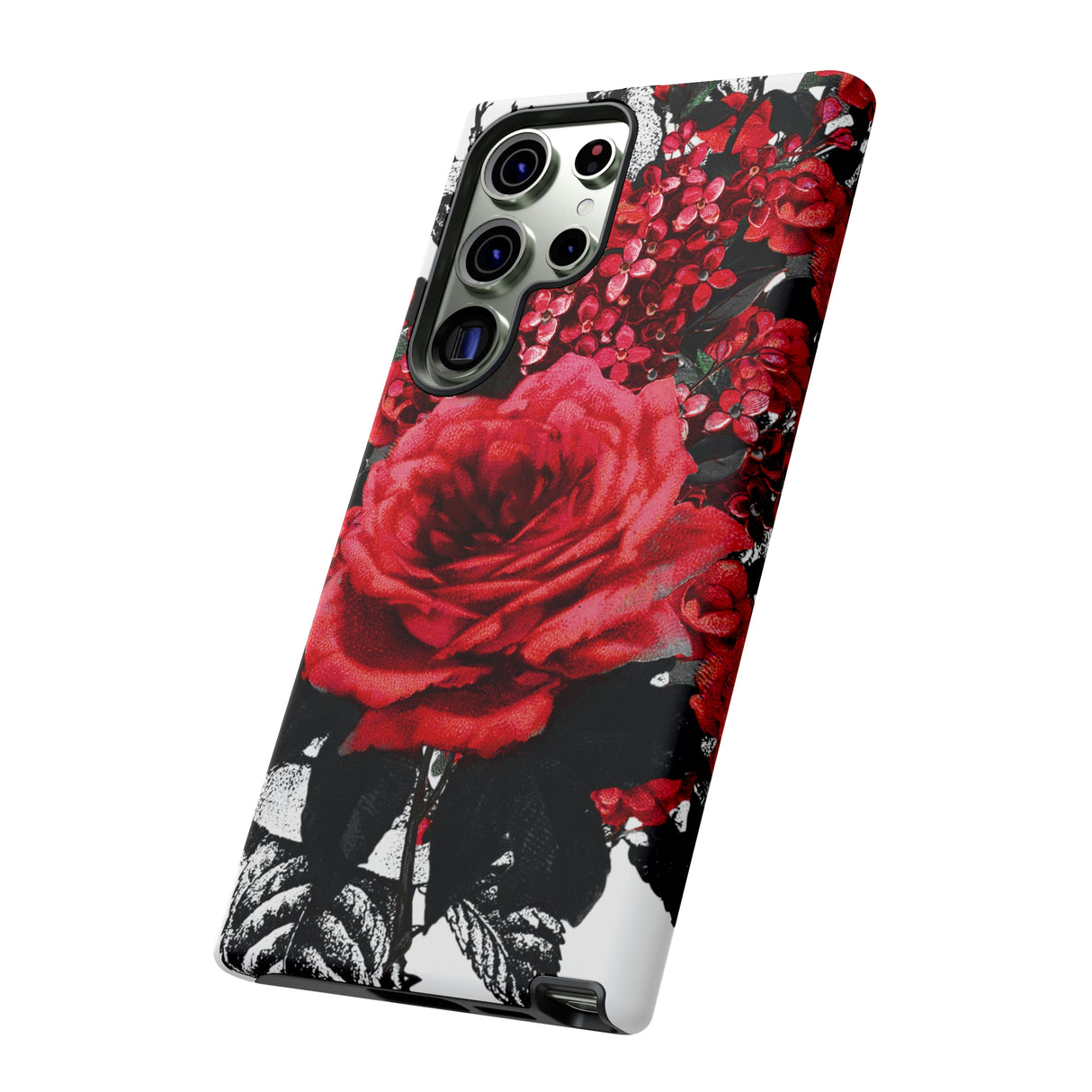 Rola Gothic Flower Samsung Case (Protective) Phone Case