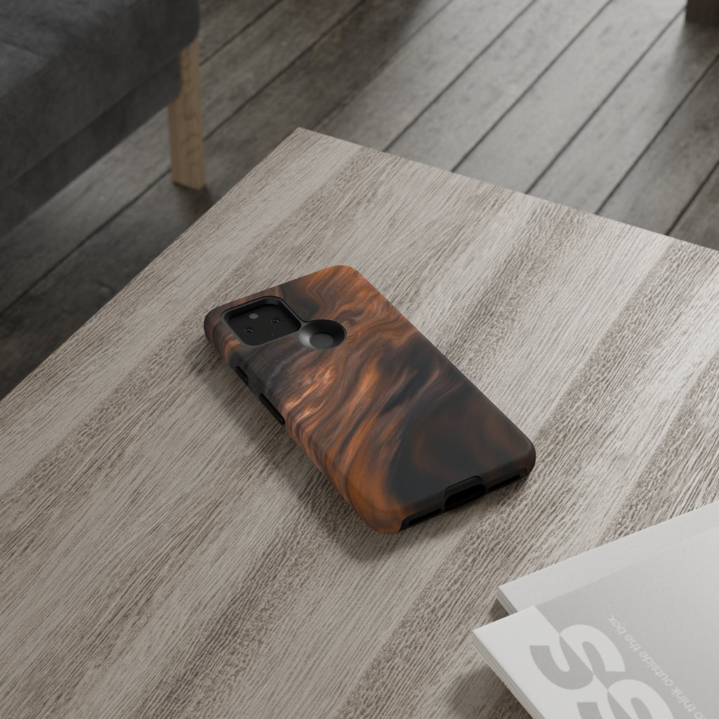 Brown Mist Ink Art Android Case (Protective) Phone Case