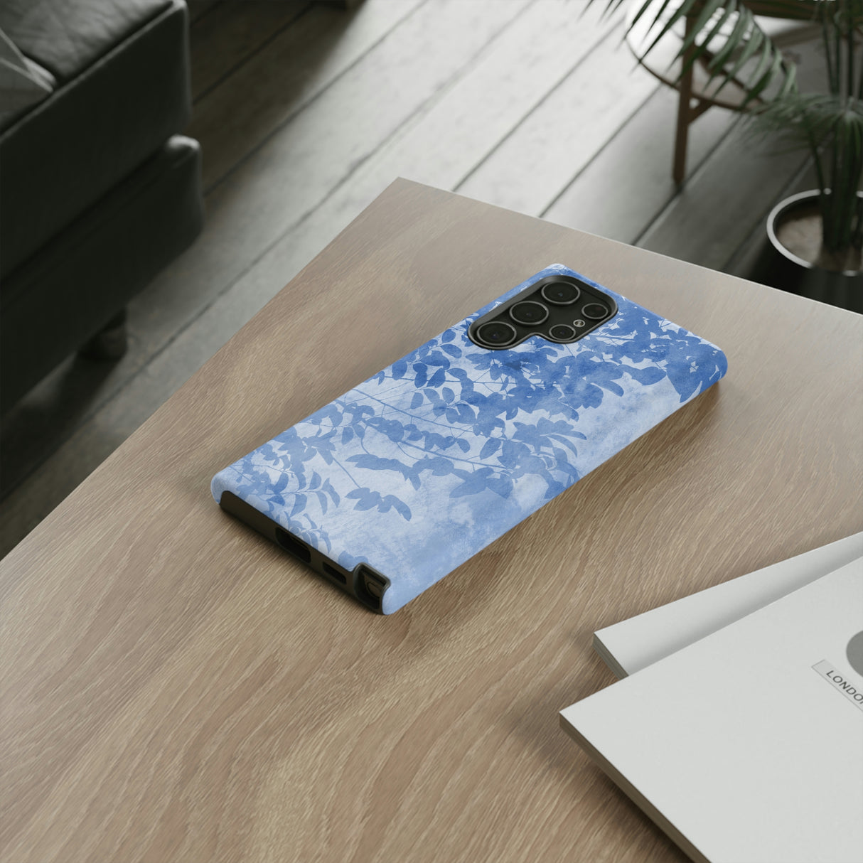 Blue Artistic Android Case (Protective) Phone Case