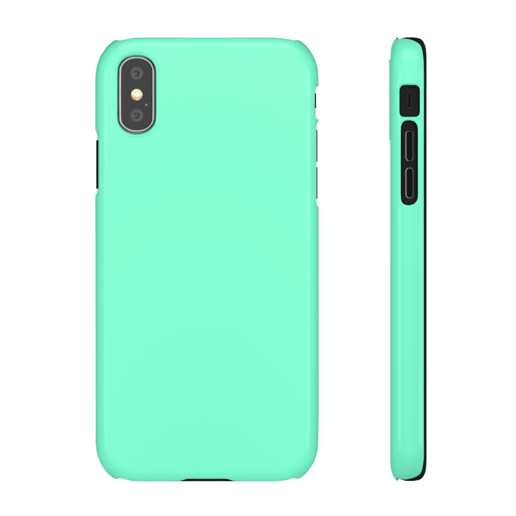 Aquamarine iPhone Case (Slim) iPhone XS Glossy Phone Case