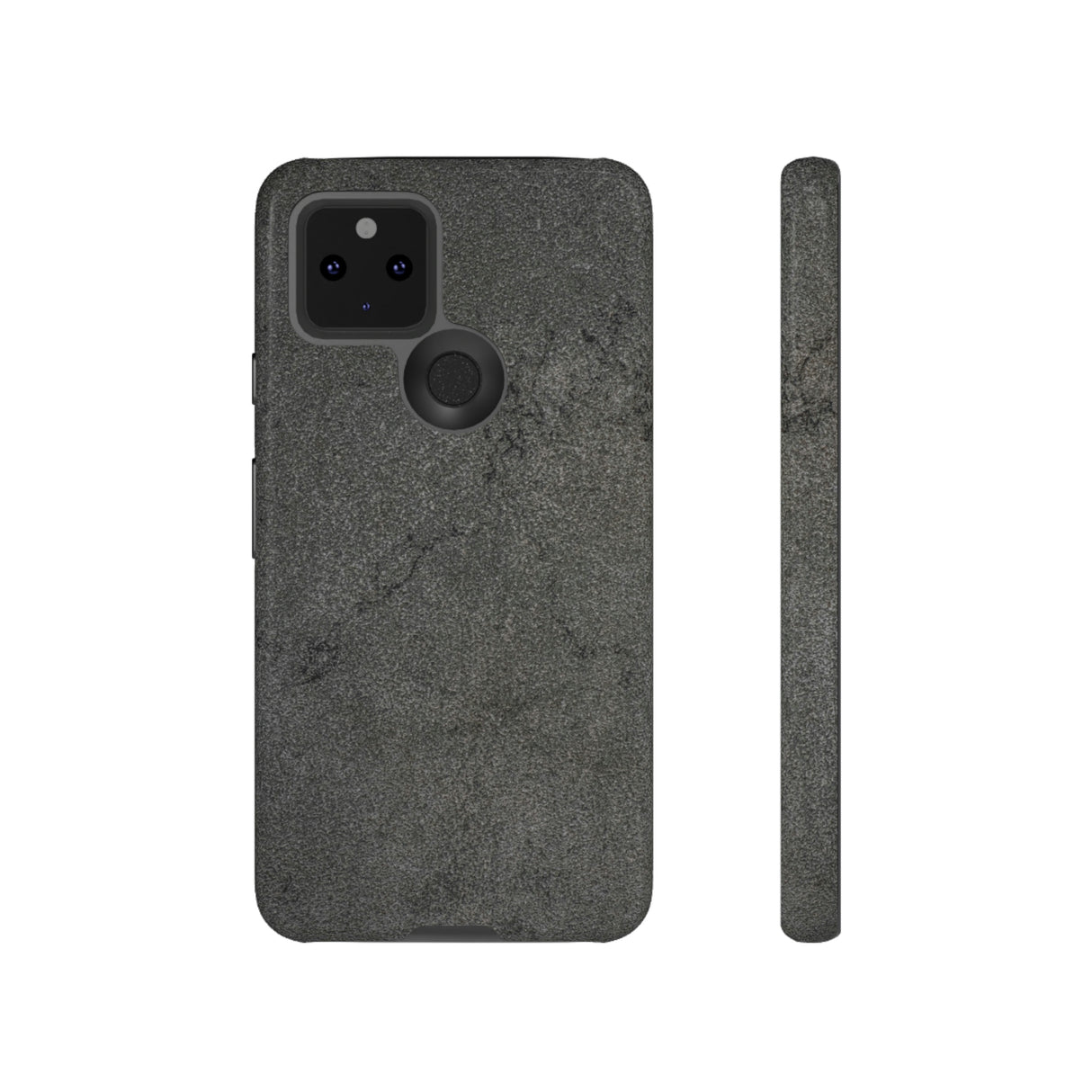 Steel Grey Granite Android Case (Protective) Google Pixel 5 5G Glossy Phone Case