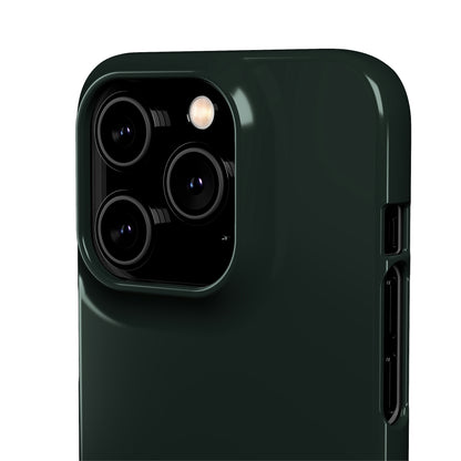 Dark Jungle Green iPhone Case (Slim) Phone Case