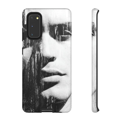 Black & White Pop Art Android Case (Protective) Samsung Galaxy S20 Glossy Phone Case