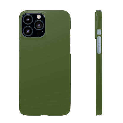 Dark Moss Green iPhone Case (Slim) iPhone 13 Pro Max Glossy Phone Case