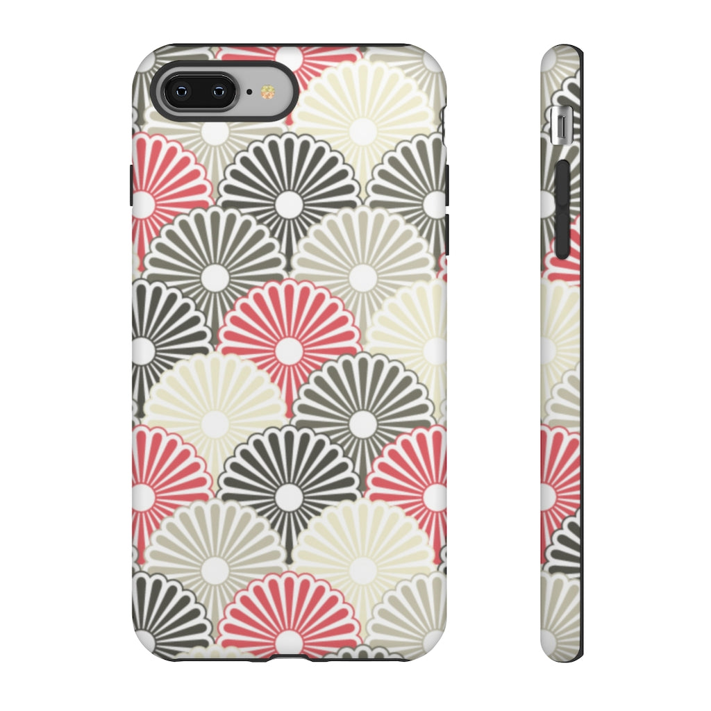 Japanese Flower Pattern iPhone Case (Protective) iPhone 8 Plus Matte Phone Case