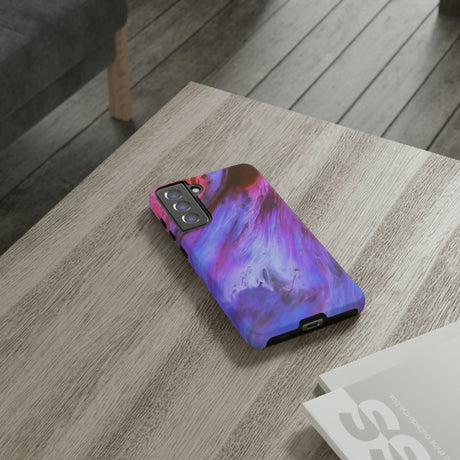 Purple Cosmos Ink Art Android Case (Protective) Phone Case