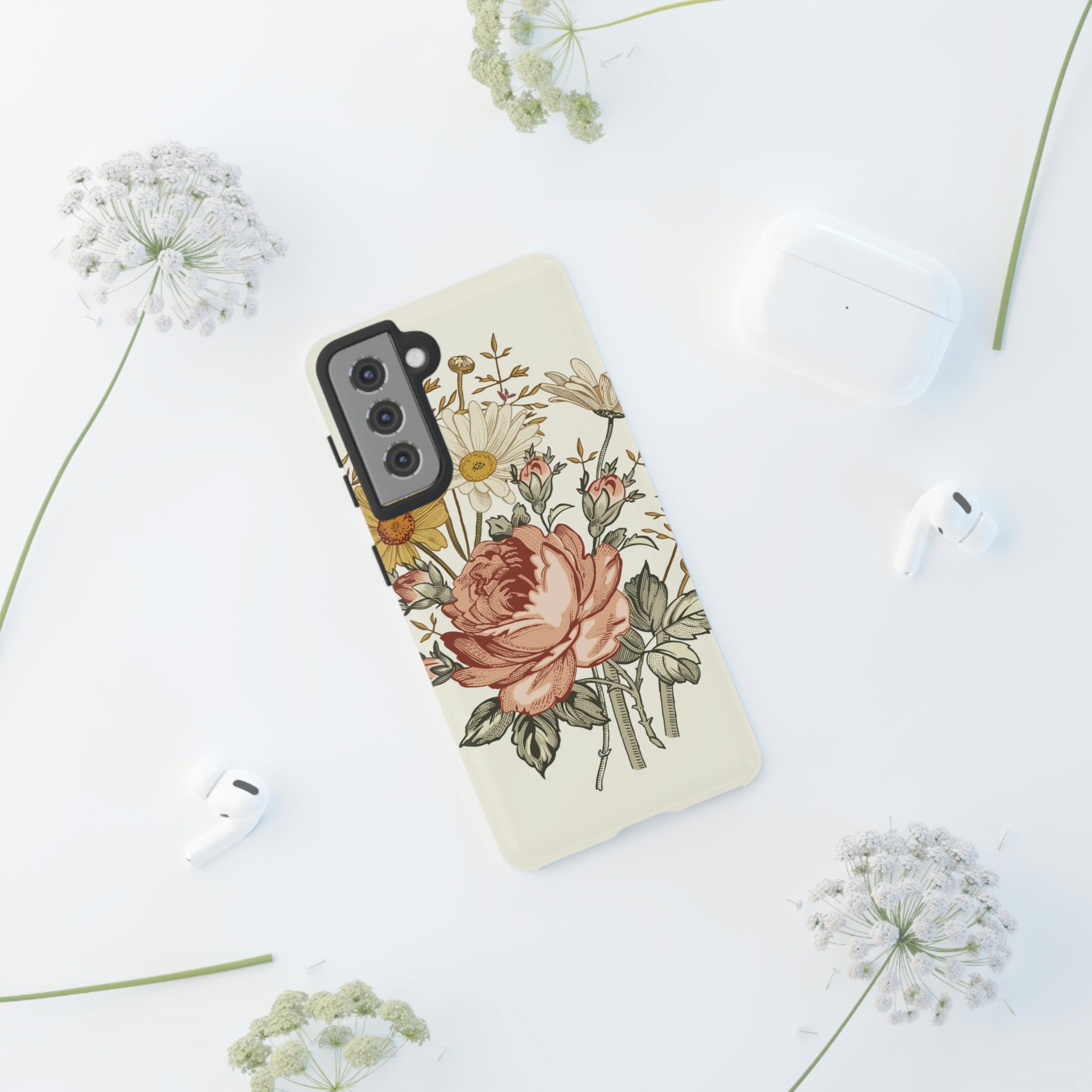 Bouquet Vintage Flower Samsung Case (Protective) Phone Case