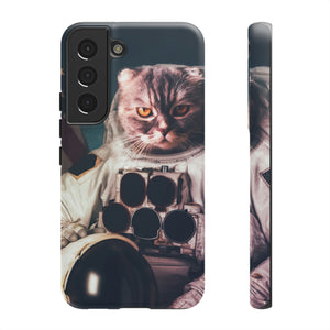 Cat Astronaut Android Case (Protective) Samsung Galaxy S22 Matte Phone Case