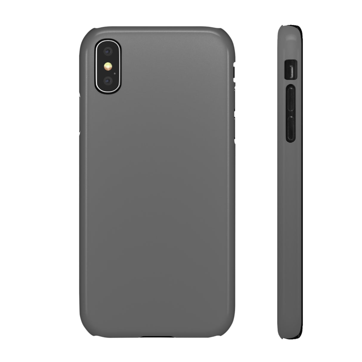 Dim Gray iPhone Case (Slim) iPhone X Glossy Phone Case