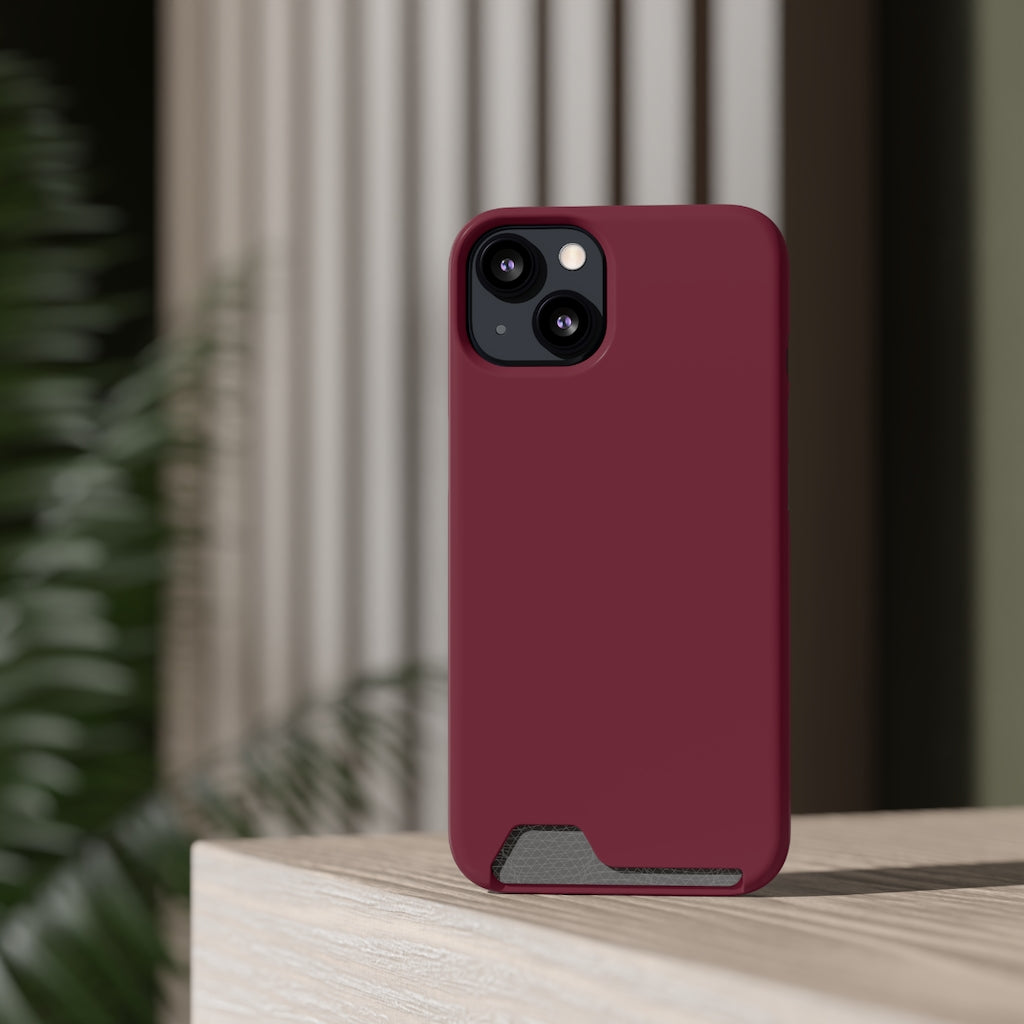 Claret iPhone Case (Card) Phone Case