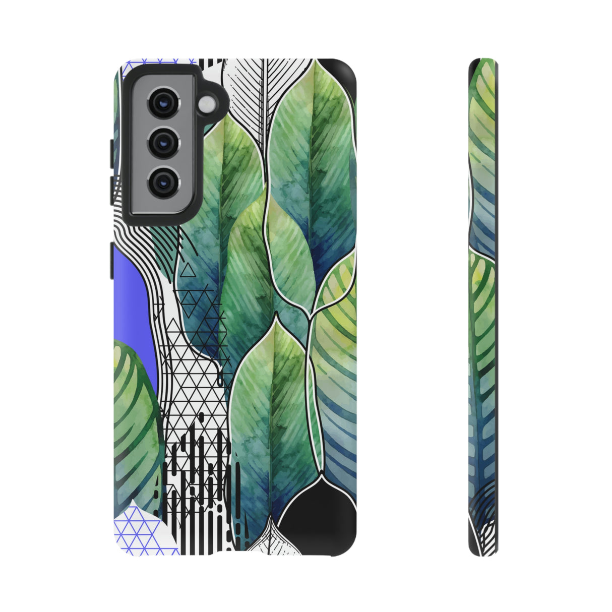 Green Leafs Android Case (Protective) Samsung Galaxy S21 Matte Phone Case