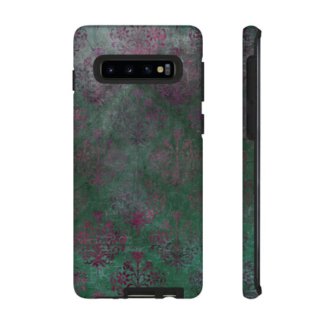 Damask Gothic Flower Samsung Case (Protective) Samsung Galaxy S10 Matte Phone Case