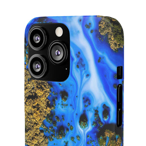 Blue River Ink Art iPhone Case (Slim) Phone Case