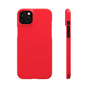 Imperial Red iPhone Case (Slim) iPhone 14 Plus Glossy Phone Case