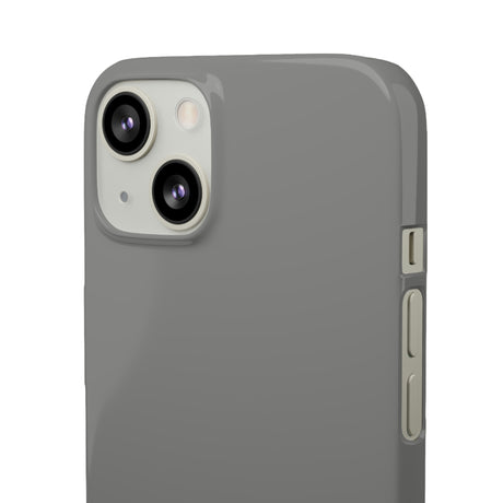 Battleship Gray iPhone Case (Slim) Phone Case