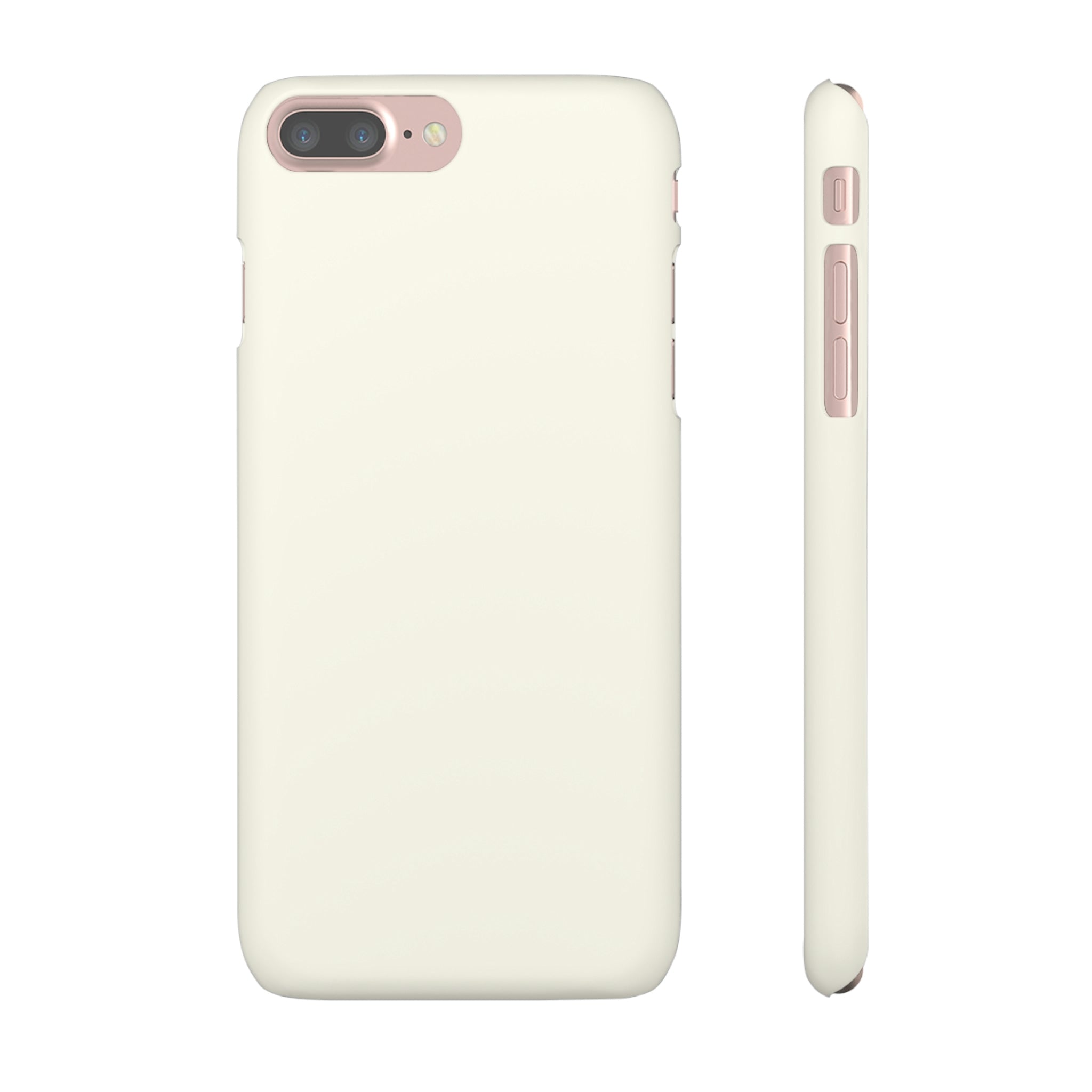 Floral White iPhone Case (Slim) iPhone 7 Plus Matte Phone Case