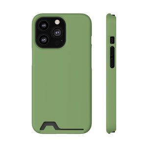 Asparagus Green iPhone Case (Card) iPhone 13 Pro Matte Without gift packaging Phone Case