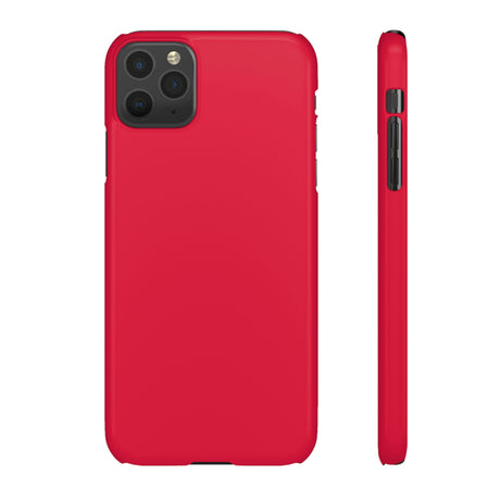 Crimson Red iPhone Case (Slim) iPhone 11 Pro Max Glossy Phone Case