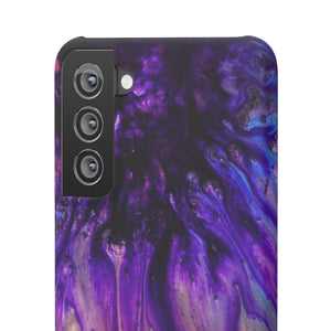 Purple Flow Ink Art Android Case (Slim) Phone Case