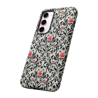 Black Rose Gothic Flower Samsung Case (Protective) Phone Case