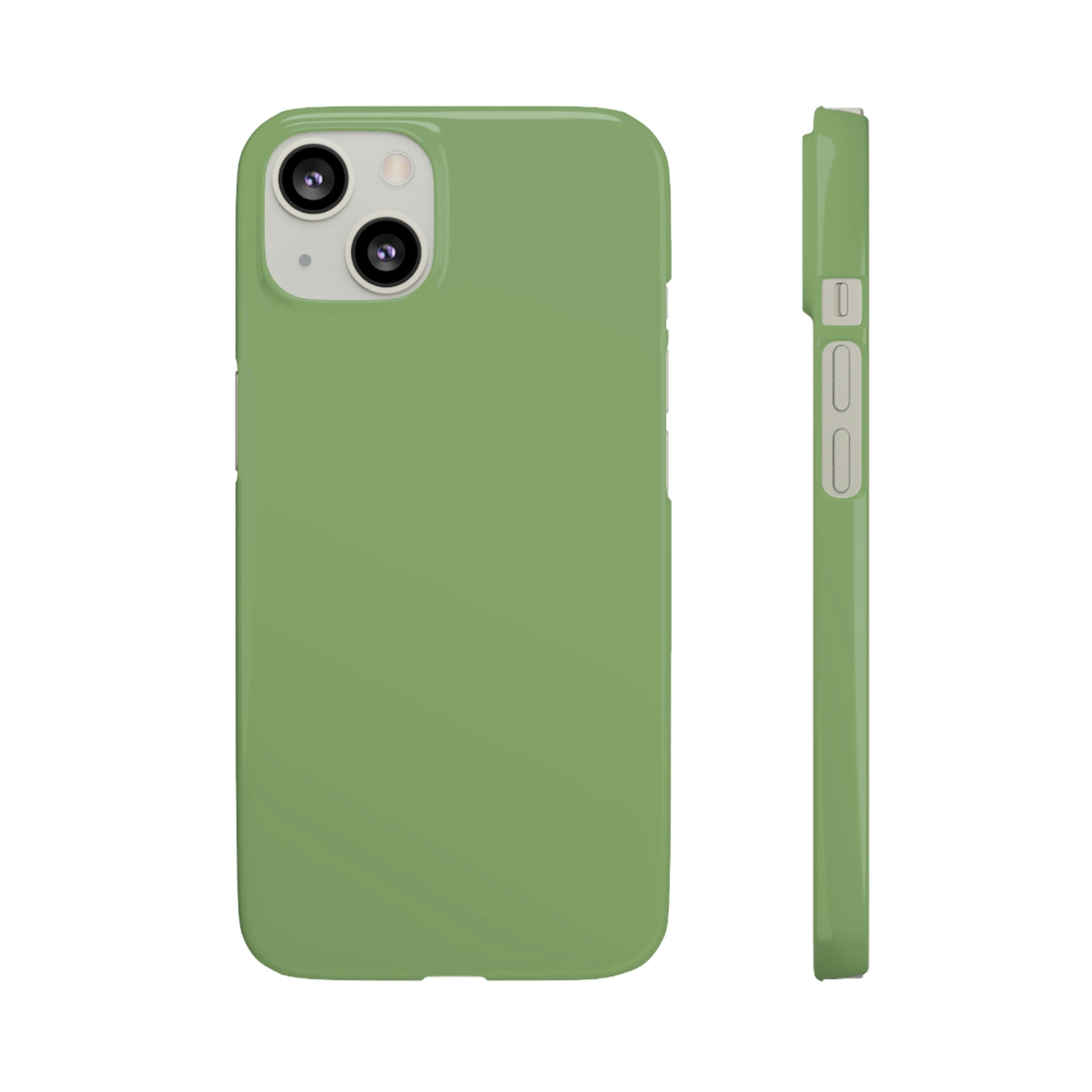 Asparagus Green iPhone Case (Slim) iPhone 13 Glossy Phone Case