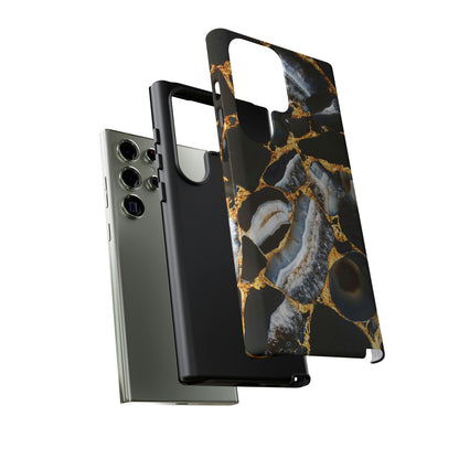 Dark Agate Marble Android Case (Protective) Phone Case