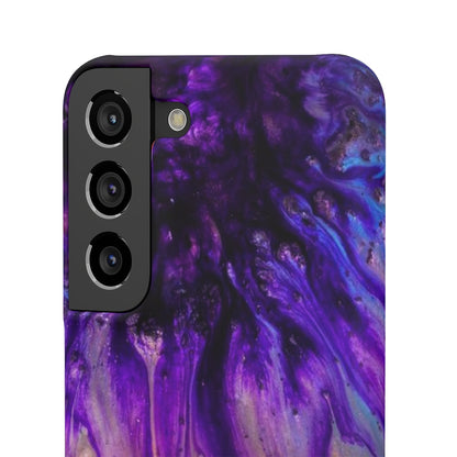 Purple Flow Ink Art Android Case (Slim) Phone Case