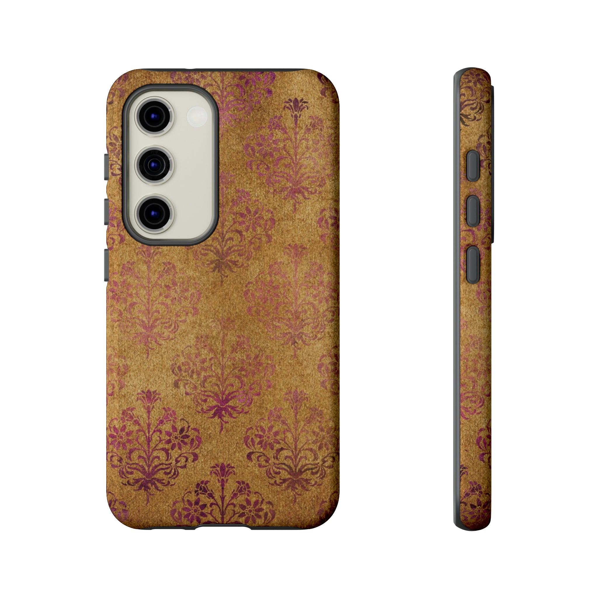 Capri Gothic Flower Samsung Case (Protective) Samsung Galaxy S23 Glossy Phone Case