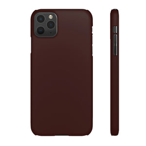 Dark Sienna Purple iPhone Case (Slim) iPhone 11 Pro Max Matte Phone Case