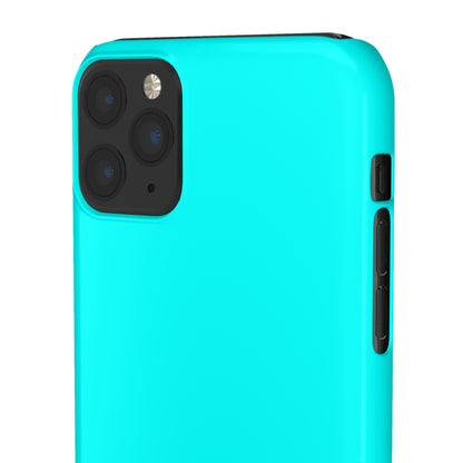 Aqua Blue iPhone Case (Slim) Phone Case