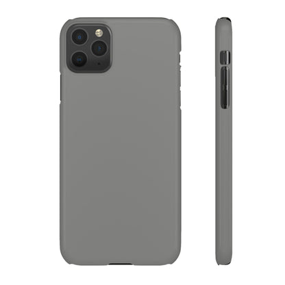 Battleship Gray iPhone Case (Slim) iPhone 11 Pro Max Glossy Phone Case