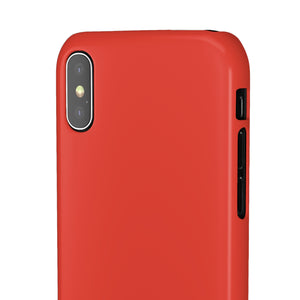 Cinnabar Red iPhone Case (Slim) Phone Case