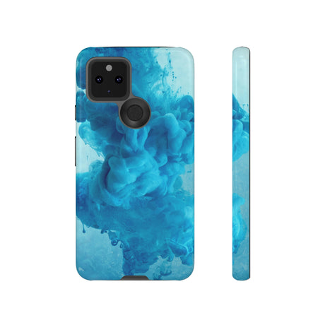 Blue Ink Android Case (Protective) Google Pixel 5 5G Glossy Phone Case