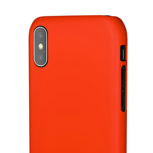 Coquelicot Orange iPhone Case (Slim) Phone Case