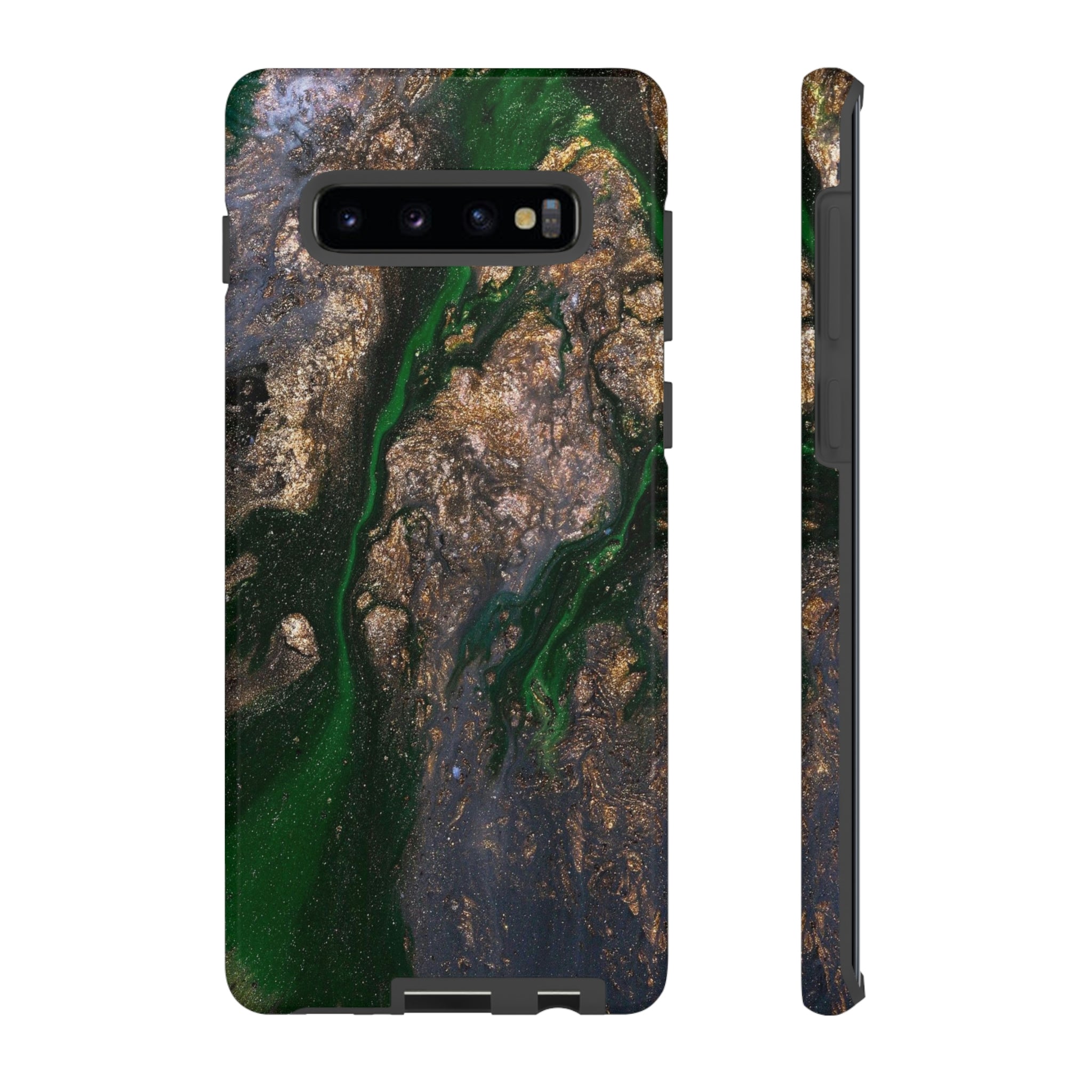 Green River Ink Art Android Case (Protective) Samsung Galaxy S10 Plus Glossy Phone Case