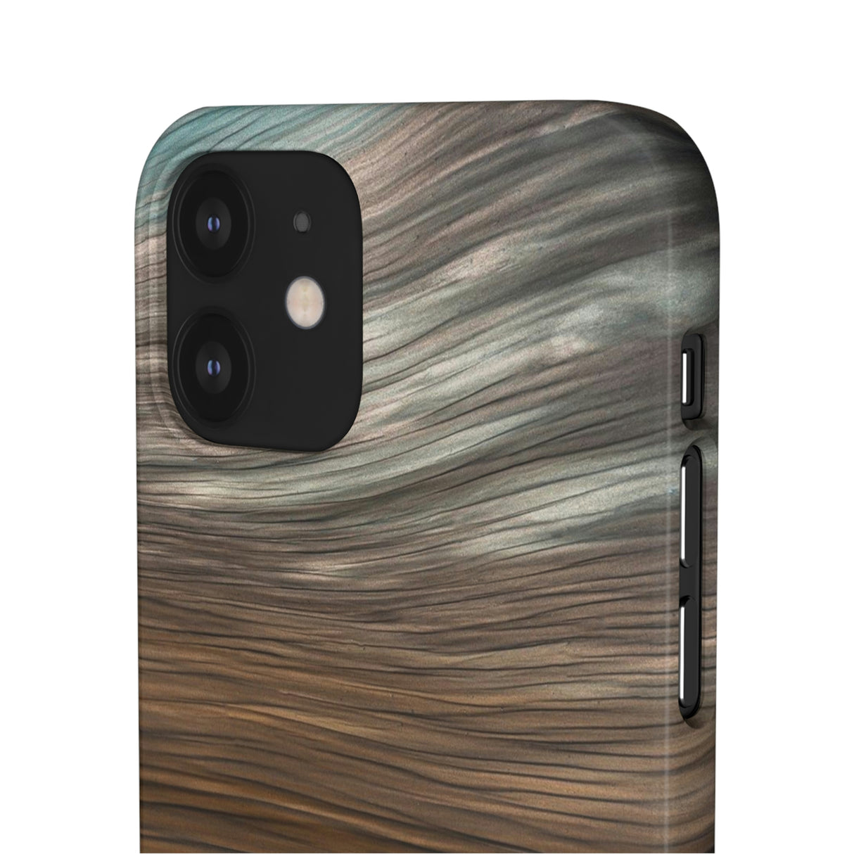 Silver Ink Art iPhone Case (Slim) Phone Case