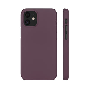 Eggplant iPhone Case (Slim) iPhone 12 Mini Glossy Phone Case