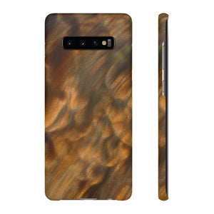 Gold Sand Ink Art Android Case (Slim) Samsung Galaxy S10 Plus Matte Phone Case