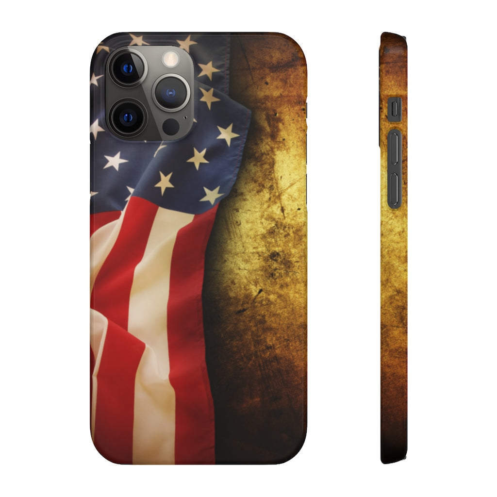 Close up of American flag Samsung/iPhone (Slim) Phone Case