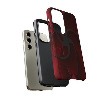 Red Liquid Spiral Android Case (Protective) Phone Case