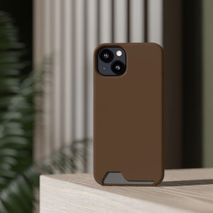 Dark Brown iPhone Case (Card) Phone Case